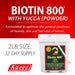 Biotin 800 Powder with Yucca - Jeffers - Animal Health & Wellness > Vitamins & Supplements