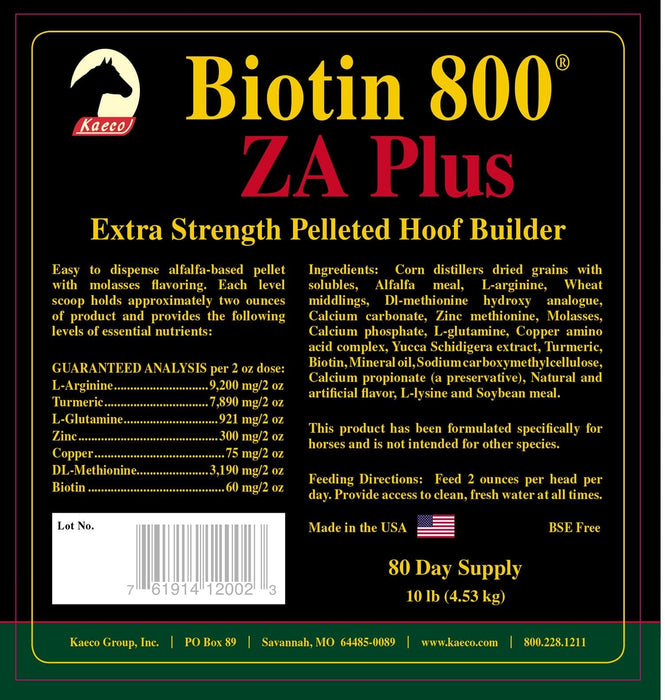 Biotin 800 ZA Plus - Jeffers - Animal Health & Wellness > Vitamins & Supplements