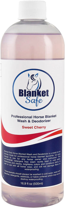 Blanket Safe Professional Horse Blanket Wash & Deodorizer, 16 oz - Jeffers - Horse Supplies > Horse Blankets & Sheets