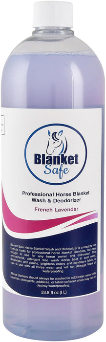 Blanket Safe Professional Horse Blanket Wash & Deodorizer, 32 oz - Jeffers - Horse Supplies > Horse Blankets & Sheets