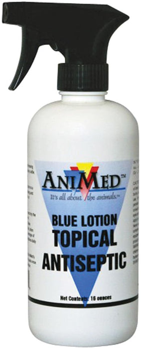 Blue Lotion Topical Antiseptic, 16 oz - Jeffers - Animal Health & Wellness > Medical Supplies