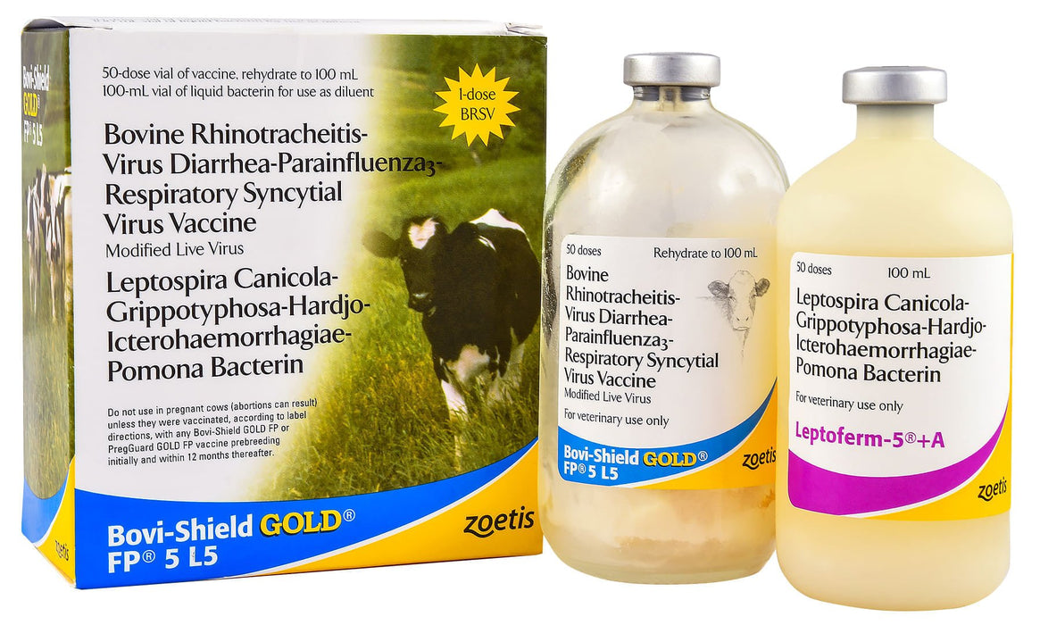 Bovi - Shield Gold FP 5 L5 - Jeffers - Animal Health & Wellness > Vaccines