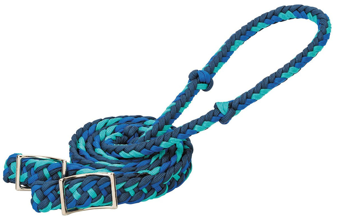 Braided Nylon Barrel Reins - Jeffers - Horse Supplies > Horse Tack