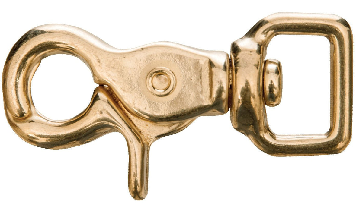 Brass Trigger Snap w/ Square Swivel Eye - Jeffers - Farm & Ranch Supplies > Stable Supplies