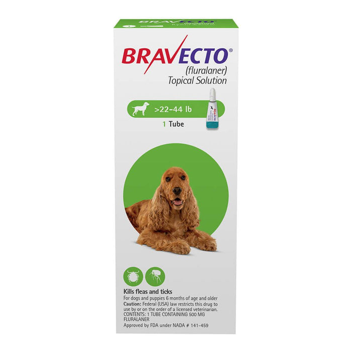 Bravecto Topical Dog - Jeffers - Animal Health & Wellness > Flea & Tick Control