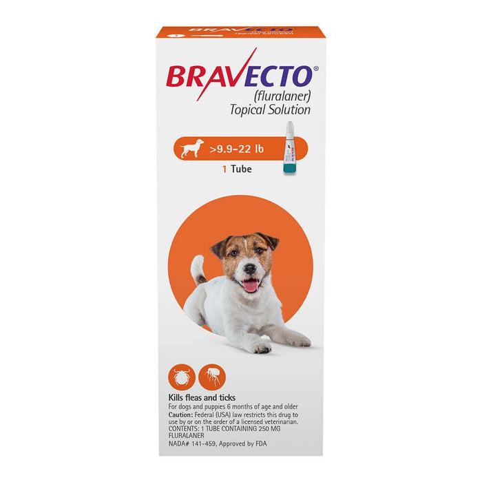 Bravecto Topical Dog - Jeffers - Animal Health & Wellness > Flea & Tick Control