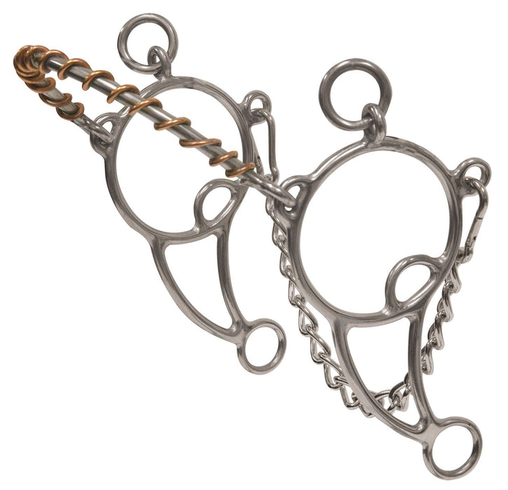 Brittany Pozzi Twisted Wire Hackamore - Jeffers - Horse Supplies > Horse Tack > Bridle Bits