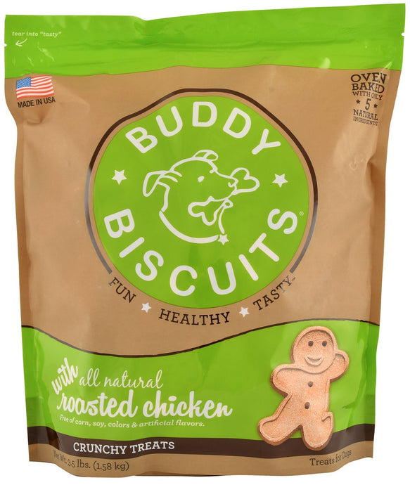 Buddy Biscuits Original Oven - Baked Treats, 3.5 lb - Jeffers - Dog Supplies > Dog Treats > Biscuits & Baked Treats