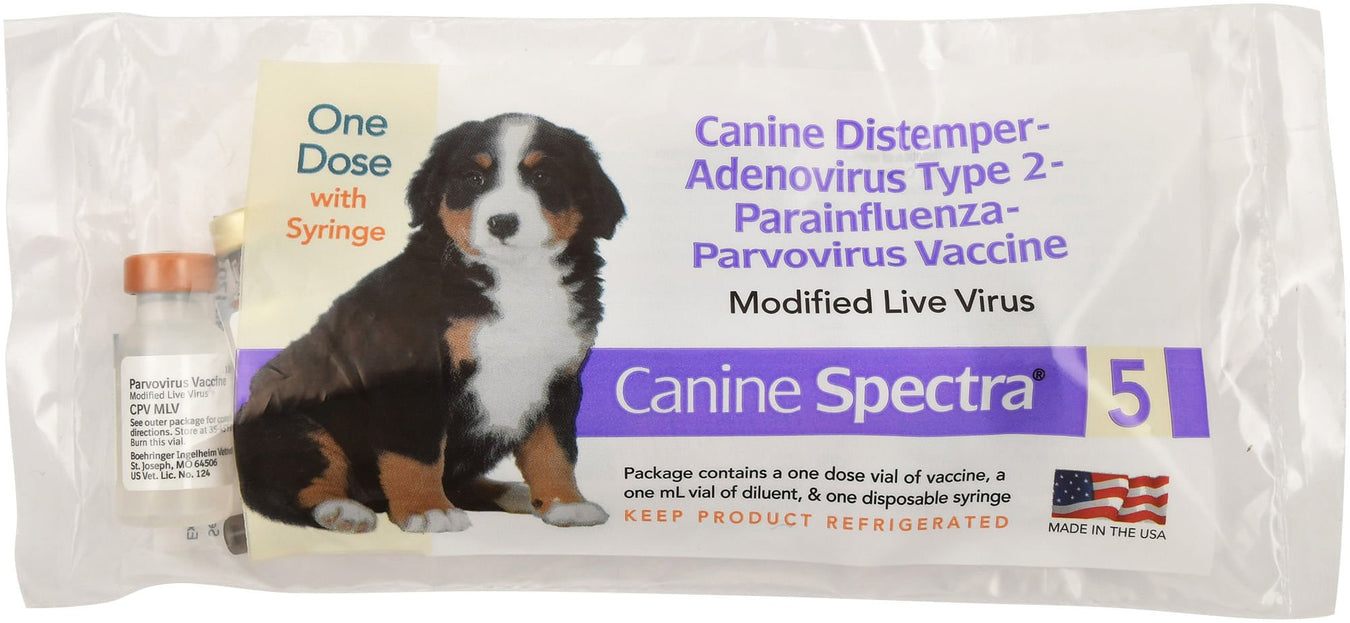 Canine Spectra 5 (5 Way) Dog Vaccine - Jeffers - Animal Health & Wellness > Vaccines