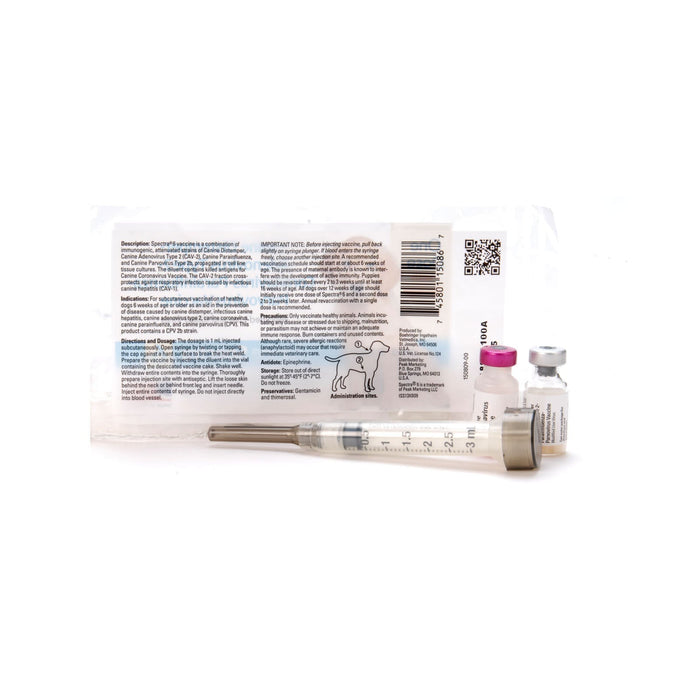 Canine Spectra 6 (6 - way) Dog Vaccine - Jeffers - Animal Health & Wellness > Vaccines