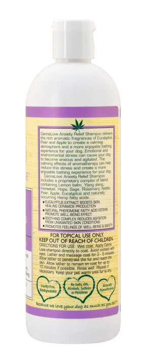 CannaLove Anxiety Relief Shampoo, 16 oz - Jeffers - Animal & Pet Supplies > Pet Grooming > Pet Shampoo & Conditioner