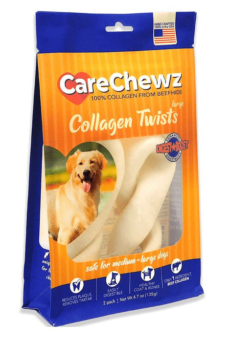 CareChewz Collagen Twists, 2 pack - Jeffers - Dog Supplies > Dog Treats