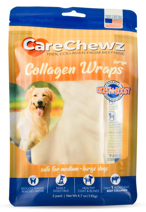 CareChewz Collagen Wraps - Jeffers - Dog Supplies > Dog Treats