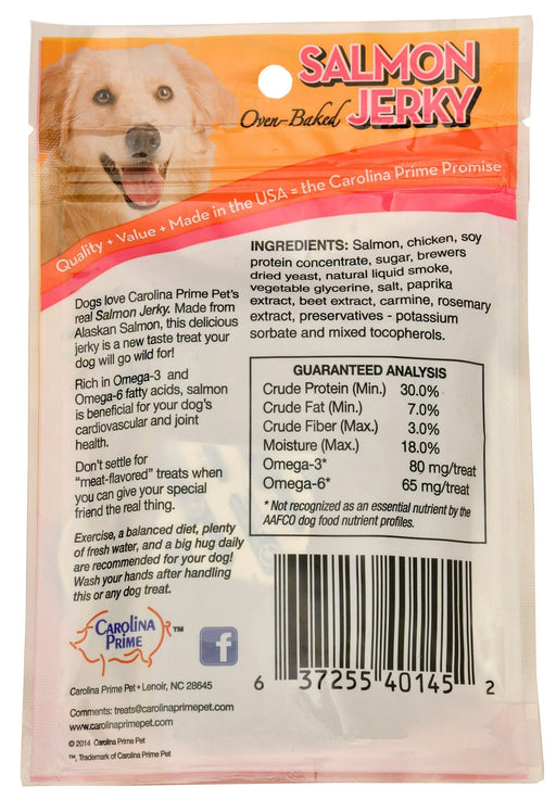 Carolina Prime Oven Baked Salmon Jerky - Jeffers - Dog Supplies > Dog Treats > Jerky & Sausages