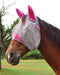 Cashel Crusader Breast Cancer Research (Pink) Fly Mask with Ears - Jeffers - Horse Supplies > Horse Fly Masks