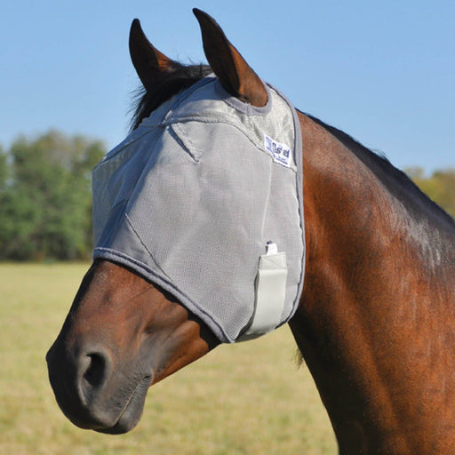 Cashel Crusader Fly Mask, Grey - Jeffers - Horse Supplies > Horse Fly Masks