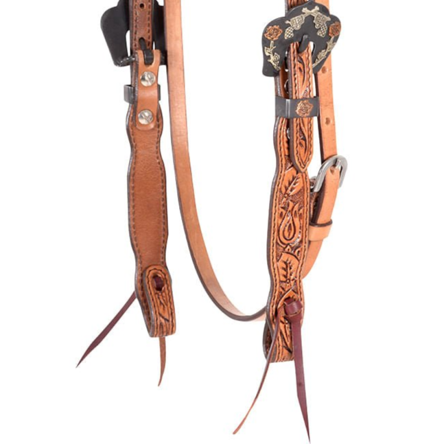 Cashel Guns & Roses Browband Headstall