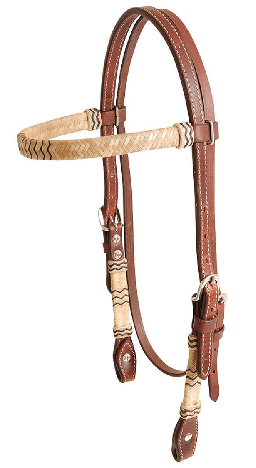 Cashel Rawhide Browband Headstall - Jeffers - Horse Supplies > Horse Tack > Bridles & Headstalls