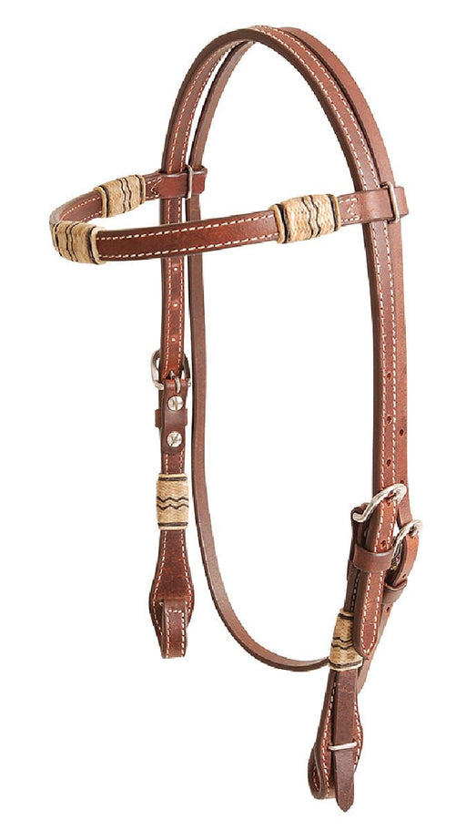 Cashel Rawhide Inlay Browband Headstall - Jeffers - Horse Supplies > Horse Tack > Bridles & Headstalls