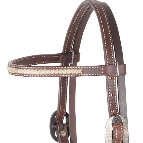 Cashel Rawhide Lace Browband Headstall