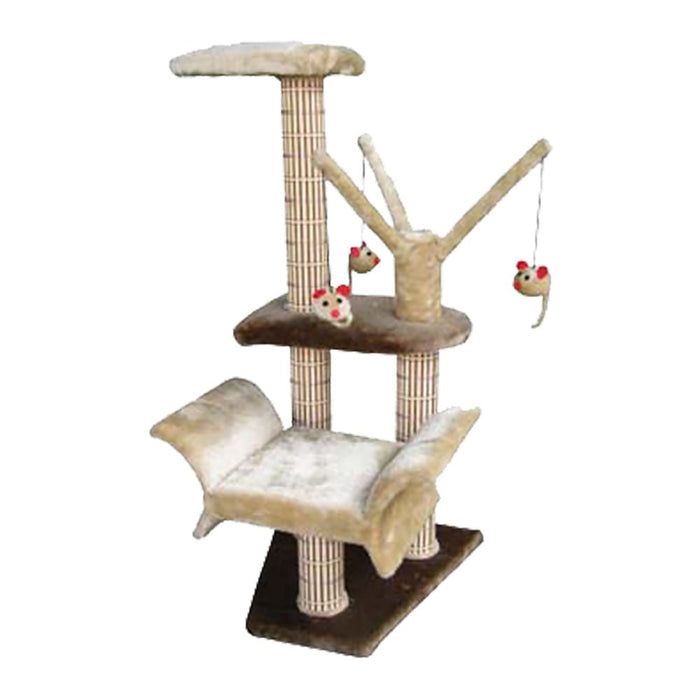 Cat Furniture & Scratcher with Toy - Jeffers - Cat Supplies > Cat Furniture