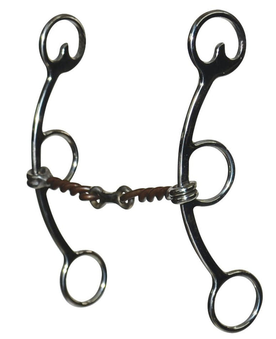 Charmayne James C11 Twisted Wire Dogbone Bit - Jeffers - Horse Supplies > Horse Tack > Bridle Bits