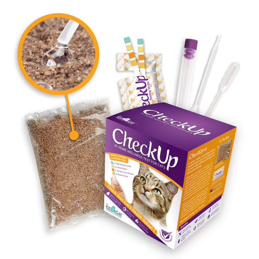 CheckUp At Home Wellness Test Kit for Cats - Jeffers - Cat Supplies > Cat Litter