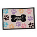 Chenille Fashion Mat - Jeffers - Animal & Pet Supplies > Pet Bowls, Feeders & Waterers