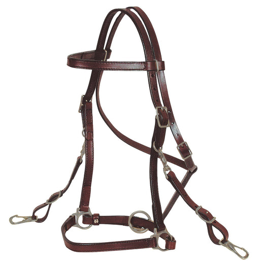 Circle Y 3/4' Trail Halter Bridle, Full - Jeffers - Horse Supplies > Horse Tack > Horse Halters