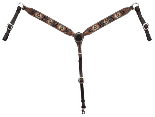 Circle Y Beaded Southwest Breast Collar - Jeffers - Horse Supplies > Horse Tack > Breast Collars