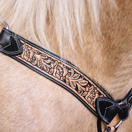 Circle Y Blooming Wild Breast Collar, Full - Jeffers - Horse Supplies > Horse Tack > Breast Collars