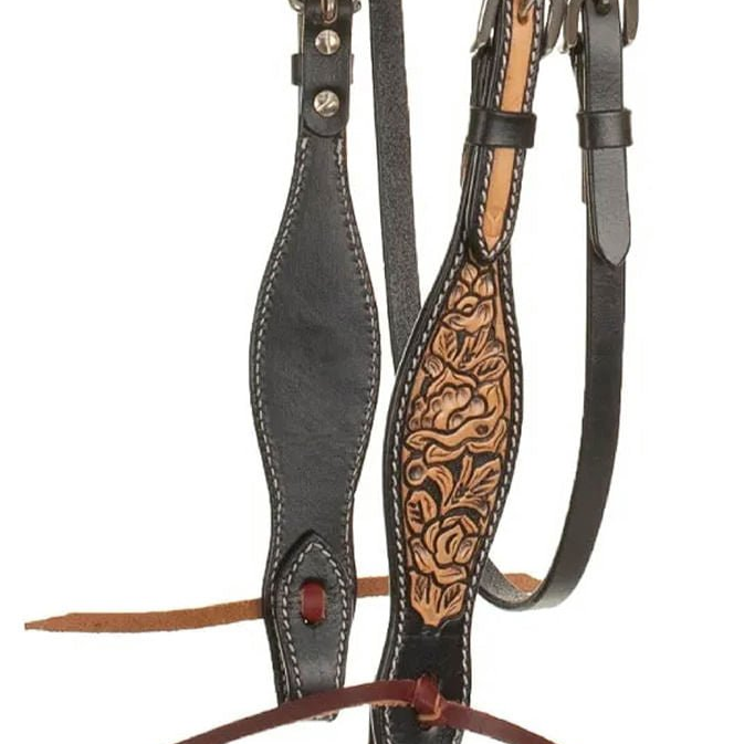 Circle Y Blooming Wild Browband Headstall, Full