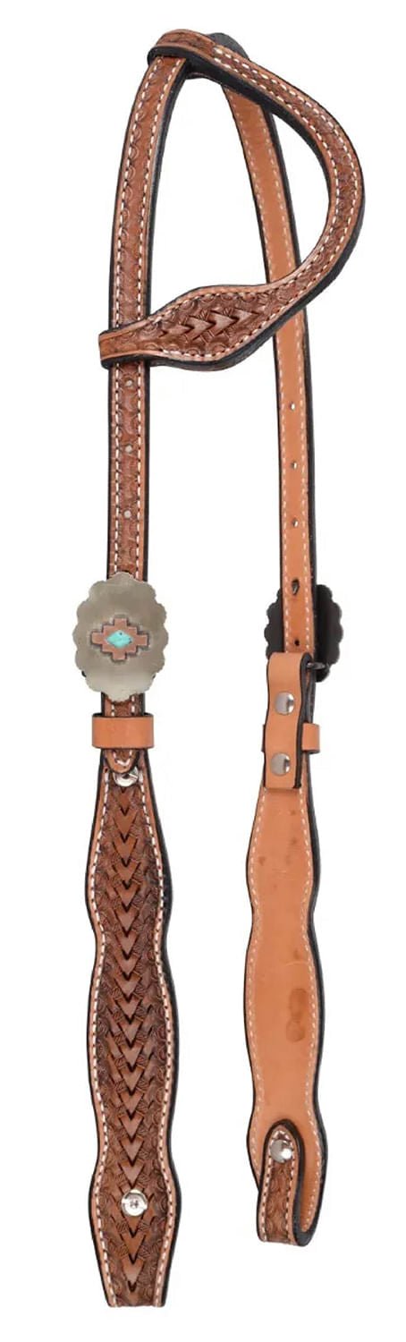 Circle Y Dawson One Ear Headstall, Full - Jeffers - Horse Supplies > Horse Tack > Bridles & Headstalls