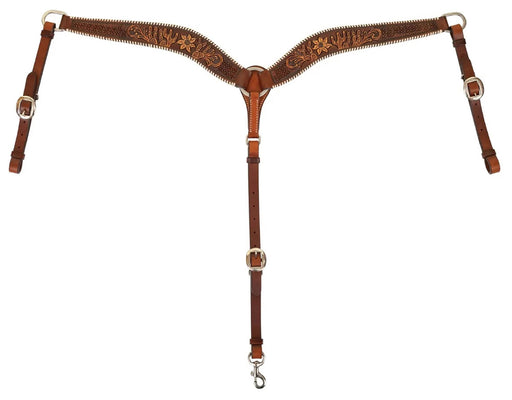 Circle Y Desert Rawhide Breast Collar, Full - Jeffers - Horse Supplies > Horse Tack > Breast Collars