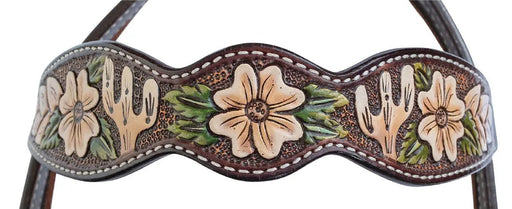 Circle Y Dogwood Desert Browband Headstall, Full - Jeffers - Horse Supplies > Horse Tack > Bridles & Headstalls