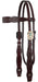 Circle Y Great Oak Browband Headstall, Full - Jeffers - Horse Supplies > Horse Tack > Bridles & Headstalls