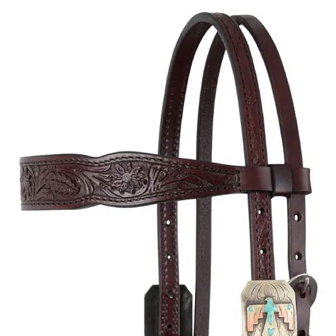 Circle Y Great Oak Browband Headstall, Full