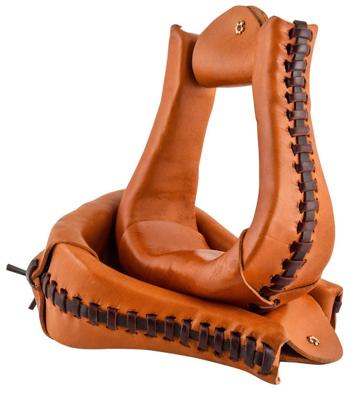 Circle Y Leather Laced Stirrups - Jeffers - Horse Supplies > Horse Tack > Stirrups