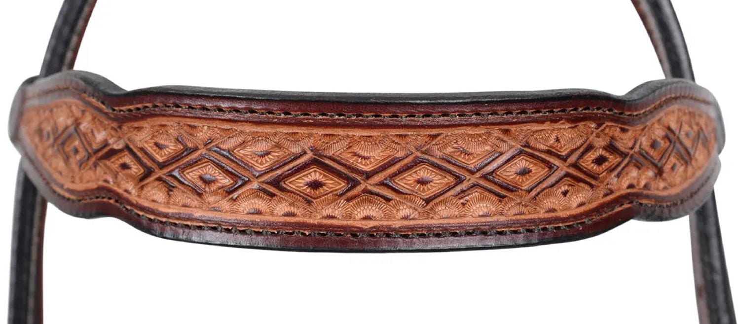 Circle Y Montana Browband Headstall, Full - Jeffers - Horse Supplies > Horse Tack > Bridles & Headstalls