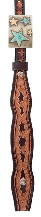 Circle Y Saturn Rising Leather Browband Headstall, Full - Jeffers - Horse Supplies > Horse Tack > Bridles & Headstalls