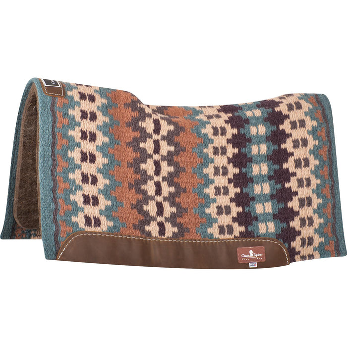 Classic Equine Contour Wool Top Alpaca Saddle Pad - Jeffers - Horse Supplies > Horse Tack > Saddle Pads & Blankets