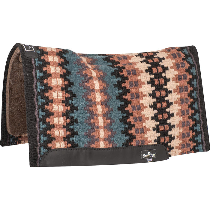 Classic Equine Contour Wool Top Alpaca Saddle Pad - Jeffers - Horse Supplies > Horse Tack > Saddle Pads & Blankets