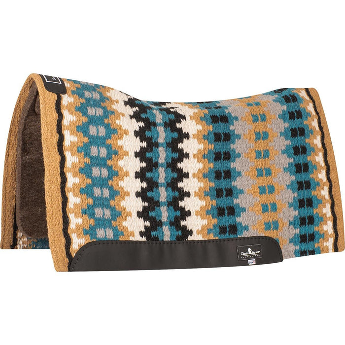 Classic Equine Contour Wool Top Alpaca Saddle Pad - Jeffers - Horse Supplies > Horse Tack > Saddle Pads & Blankets