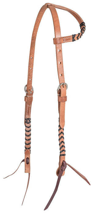 Classic Equine Laced One Ear Headstall, Full - Jeffers - Horse Supplies > Horse Tack > Bridles & Headstalls