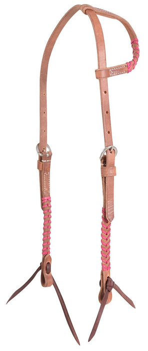 Classic Equine Laced One Ear Headstall, Full - Jeffers - Horse Supplies > Horse Tack > Bridles & Headstalls