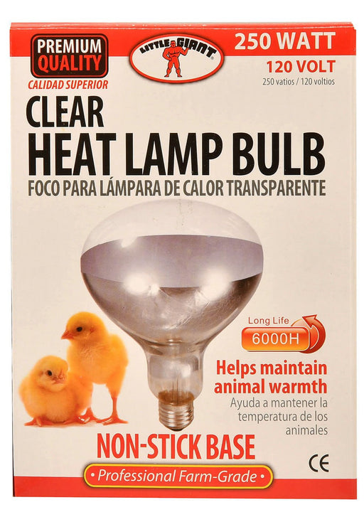 Clear Heat Lamp Bulb, 250 Watt - Jeffers - Poultry Supplies > Poultry Supplies