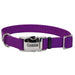 Coastal Adjustable Dog Collar with Metal Buckle, Purple - Jeffers - Dog Supplies > Dog Apparel > Dog Collars, Harnesses, & Leashes