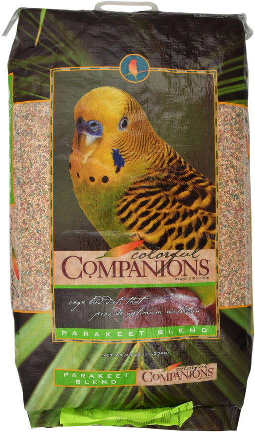 Colorful Companions Parakeet Feed, 25 lb - Jeffers - Bird Supplies > Bird Supplies