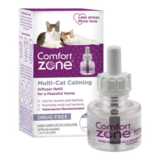 Comfort Zone Multi Cat Calming Diffuser Refills - Jeffers - Animal & Pet Supplies > Pet Training Aids