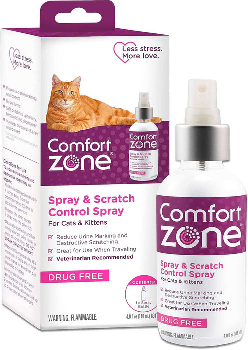 Comfort Zone Scratch Deterrent and Calming Spray - Jeffers - Animal & Pet Supplies > Pet Training Aids